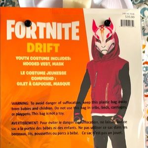 Fortnite Drift costume, size 8-10